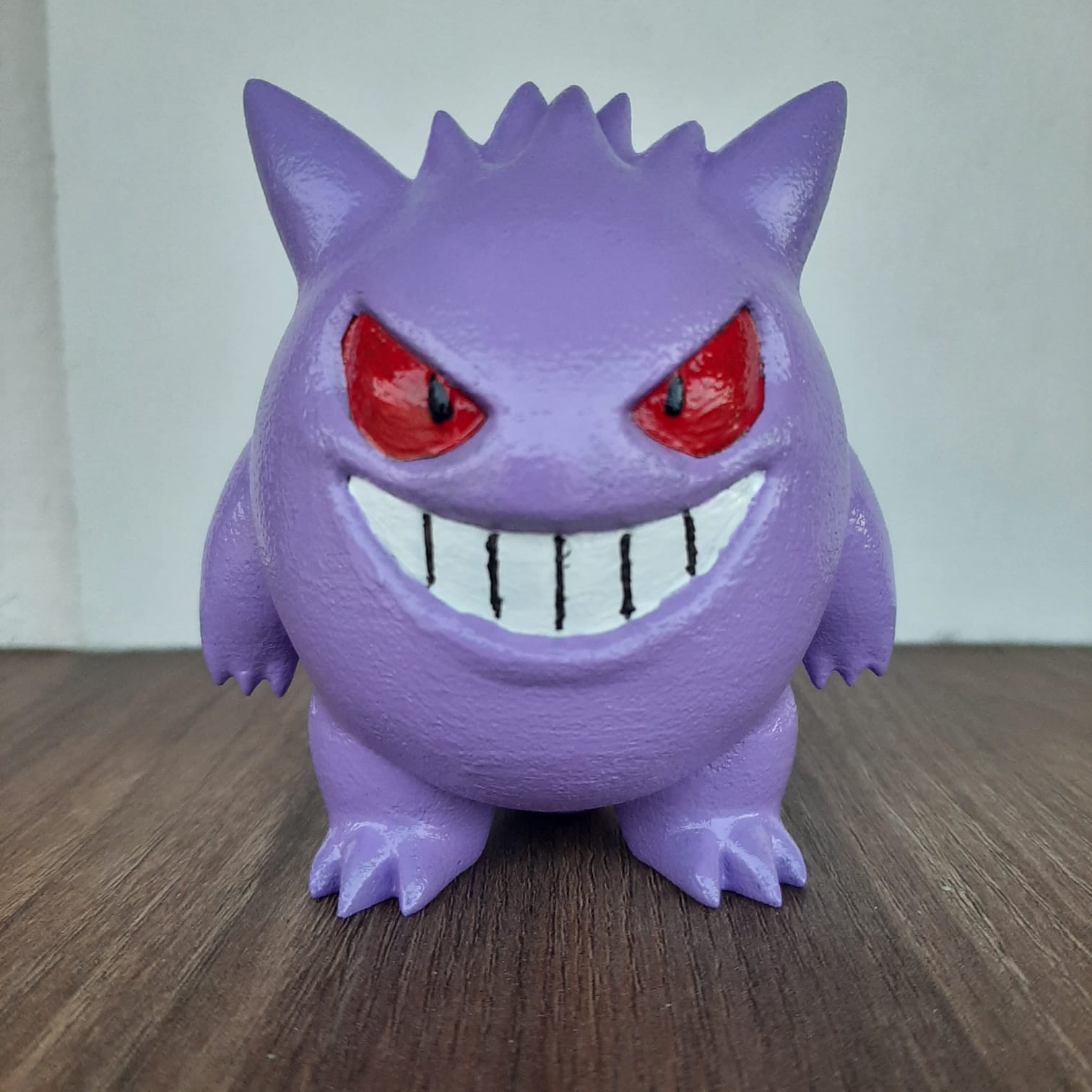 GENGAR em Impressão 3D Pintado a Mão - 8cm altura